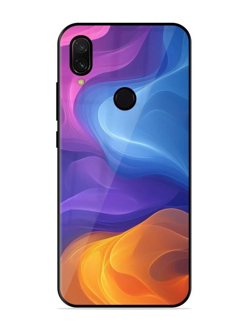 Cosmic Currents Glossy Soft Edge Case for Xiaomi Redmi Y3 Chachhi