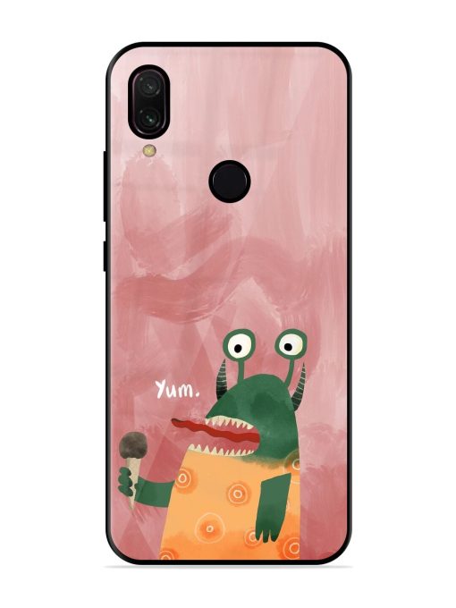 Hungry Monster Glossy Soft Edge Case for Xiaomi Redmi Y3 Chachhi