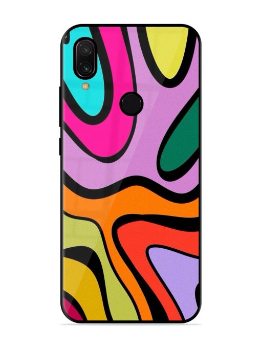 Groovy Swirls Glossy Soft Edge Case for Xiaomi Redmi Y3 Chachhi