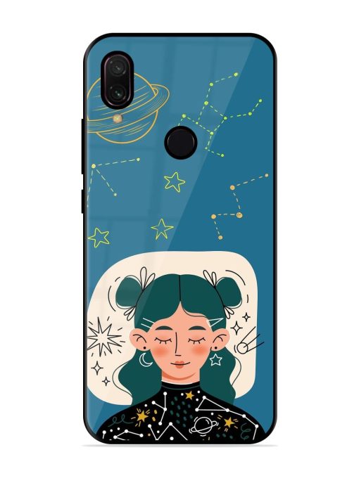 Cosmic Daydreamer Glossy Soft Edge Case for Xiaomi Redmi Y3 Chachhi