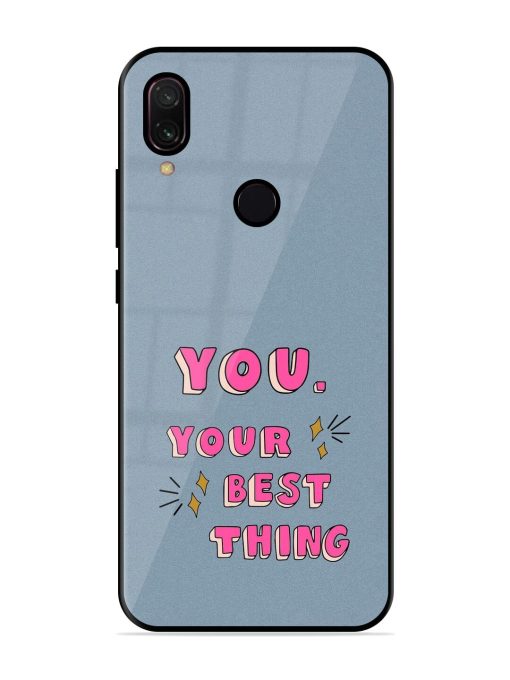 Self-Love Sparkles Glossy Soft Edge Case for Xiaomi Redmi Y3 Chachhi