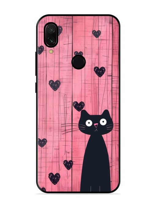 Feline Valentine'S Day Glossy Soft Edge Case for Xiaomi Redmi Y3