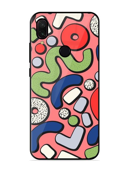 Groovy Geometric Shapes Glossy Soft Edge Case for Xiaomi Redmi Y3