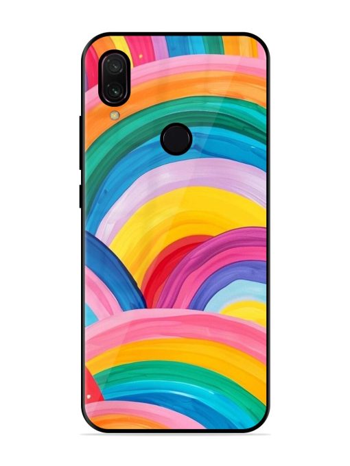 Rainbow Cascade Glossy Soft Edge Case for Xiaomi Redmi Y3 Chachhi