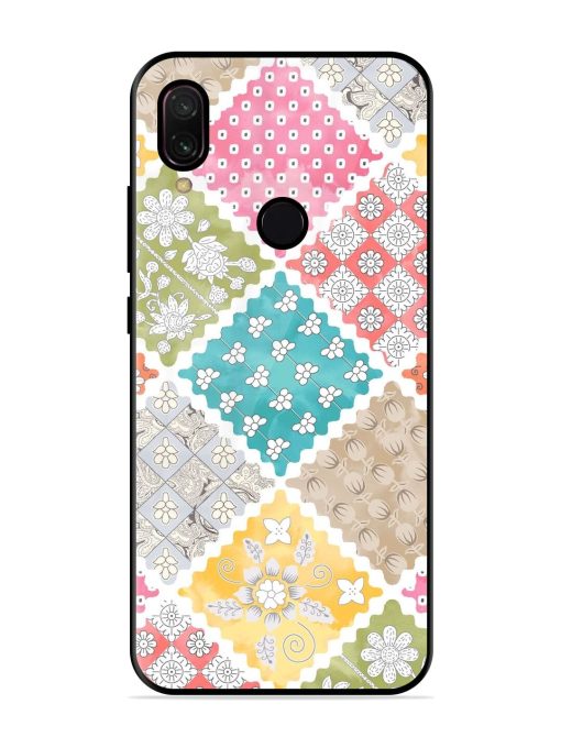 Patchwork Dreamscape Glossy Soft Edge Case for Xiaomi Redmi Y3 Chachhi