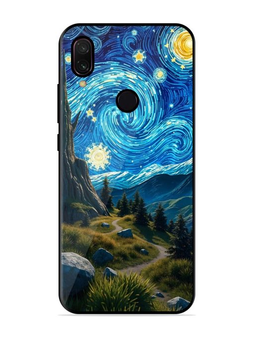 Starry Night In The Shire Glossy Soft Edge Case for Xiaomi Redmi Y3 Chachhi