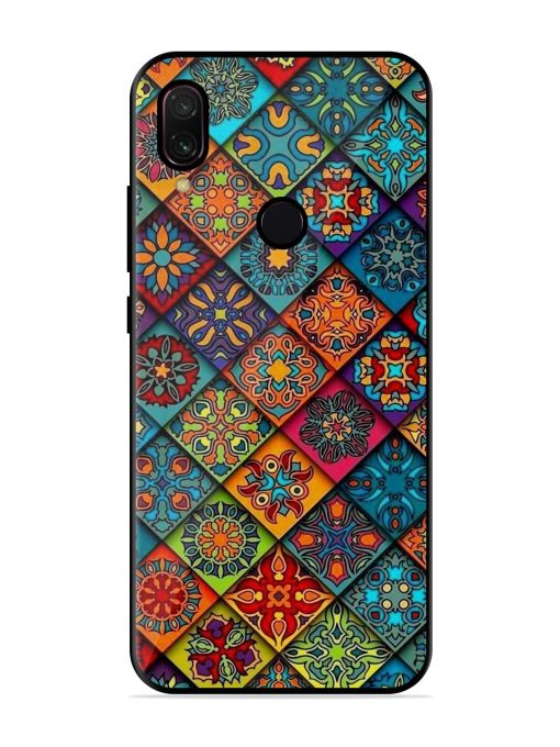 Patchwork Mandala Mosaic Glossy Soft Edge Case for Xiaomi Redmi Y3 Chachhi