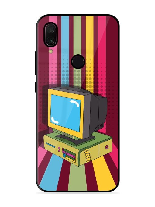 Retro Tech Vibes Glossy Soft Edge Case for Xiaomi Redmi Y3 Chachhi