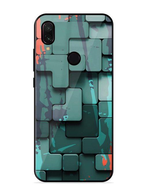 Abstract Geometric Mosaic Glossy Soft Edge Case for Xiaomi Redmi Y3 Chachhi