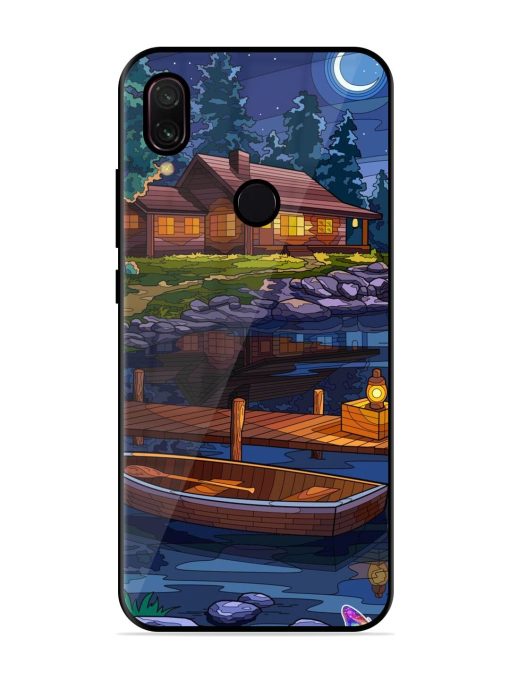 Moonlit Serenity Glossy Soft Edge Case for Xiaomi Redmi Y3 Chachhi