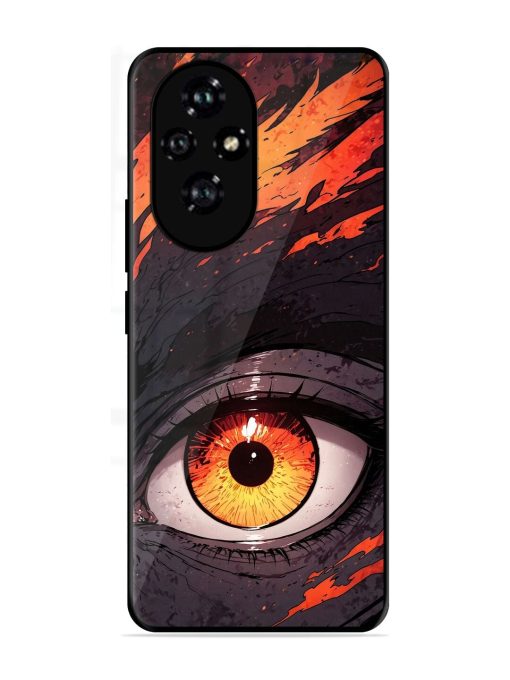 Inferno Gaze Glossy Soft Edge Case for Honor 200 (5G)