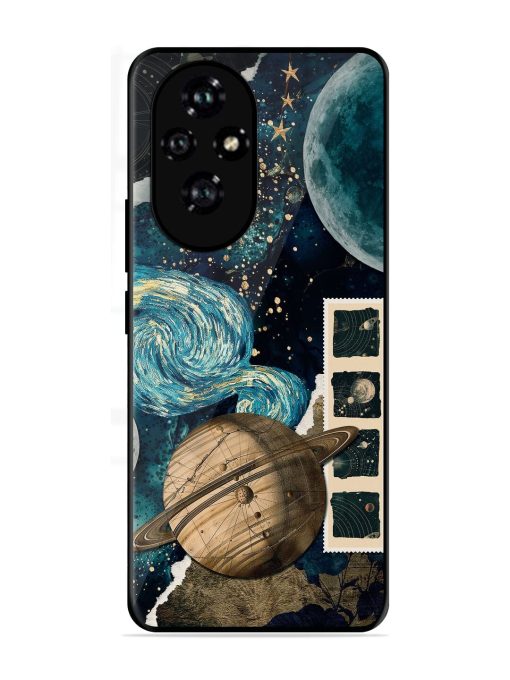 Celestial Tapestry Glossy Soft Edge Case for Honor 200 (5G)