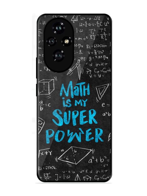 Math Magic Glossy Soft Edge Case for Honor 200 (5G)