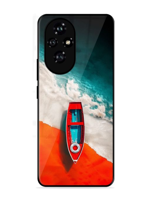 Crimson Tide Glossy Soft Edge Case for Honor 200 (5G)