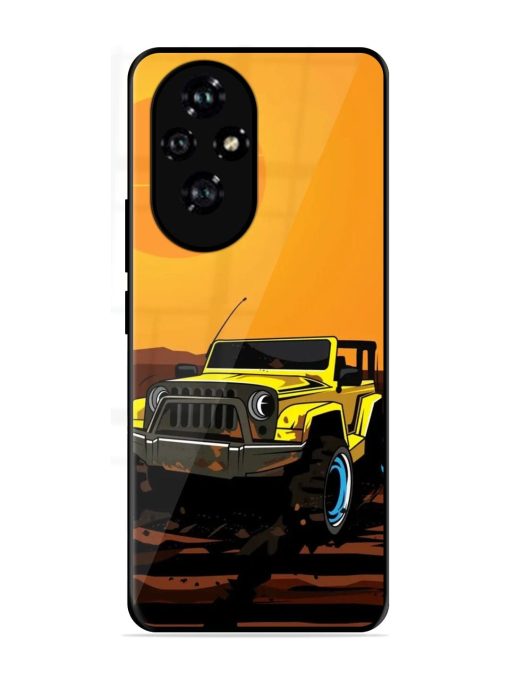 Sunset Cruise Glossy Soft Edge Case for Honor 200 (5G)