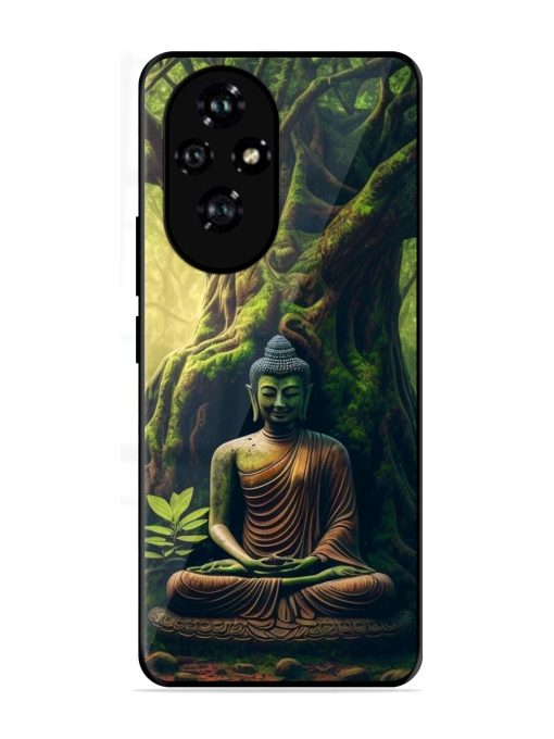 Green Buddha Art Glossy Soft Edge Case for Honor 200 (5G)