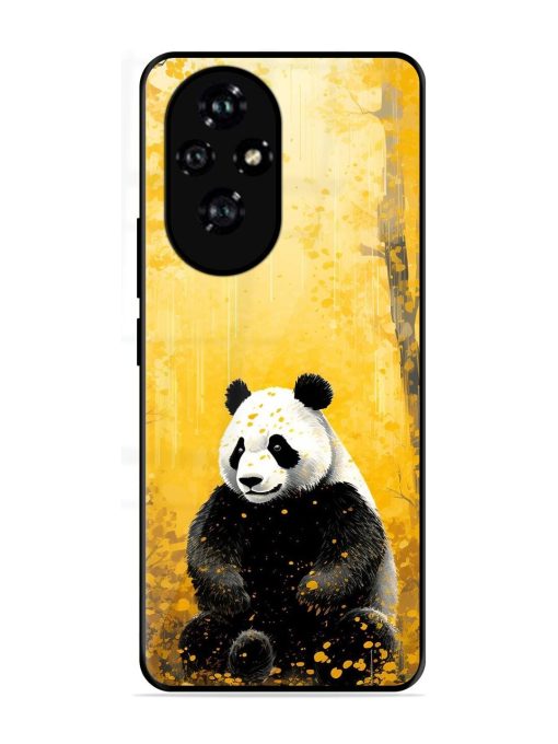 Golden Solitude Glossy Soft Edge Case for Honor 200 (5G)