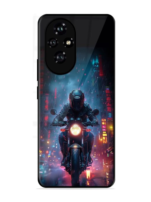 Neon Nights Glossy Soft Edge Case for Honor 200 (5G)