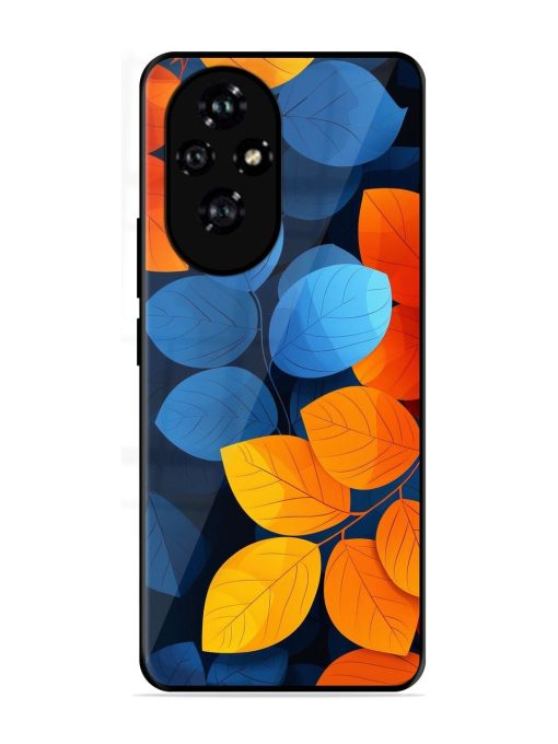 Autumn'S Contrast Glossy Soft Edge Case for Honor 200 (5G)