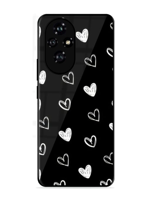 Scattered Hearts Glossy Soft Edge Case for Honor 200 (5G)