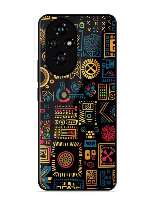 Tribal Tapestry Glossy Soft Edge Case for Honor 200 (5G)