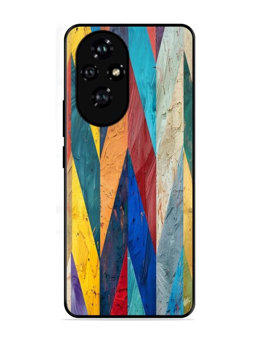 Abstract Tapestry Glossy Soft Edge Case for Honor 200 (5G)