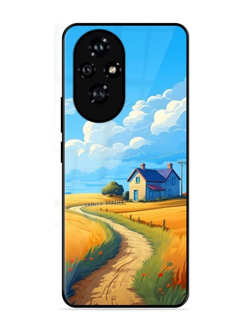 Countryside Cottage Glossy Soft Edge Case for Honor 200 (5G)