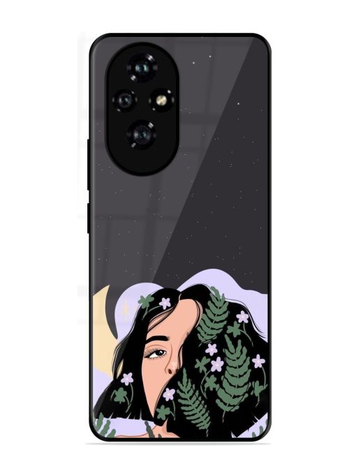 Lunar Lullaby Glossy Soft Edge Case for Honor 200 (5G)