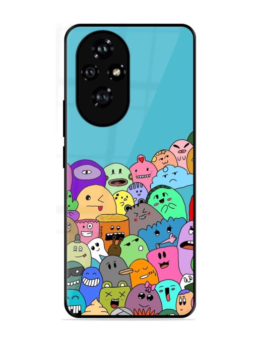 Monster Mash Glossy Soft Edge Case for Honor 200 (5G)