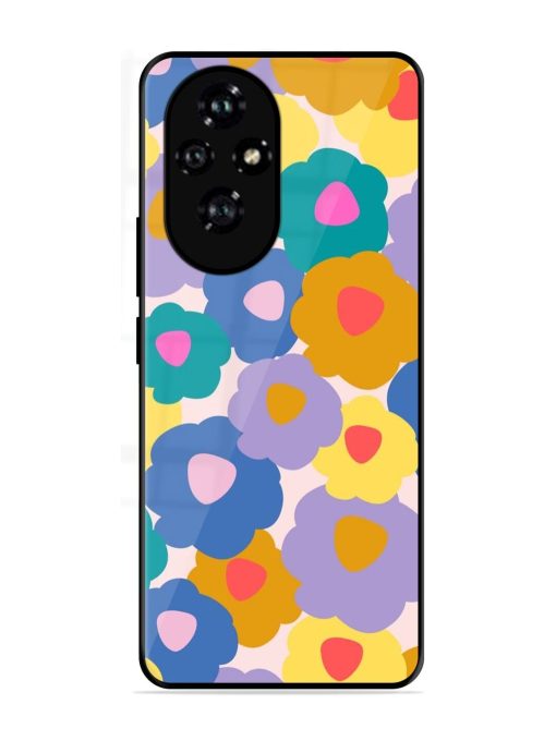 Flower Power Glossy Soft Edge Case for Honor 200 (5G)