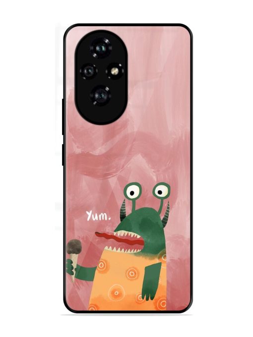 Hungry Monster Glossy Soft Edge Case for Honor 200 (5G)