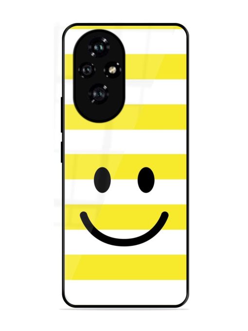 Smiling Stripes Glossy Soft Edge Case for Honor 200 (5G)