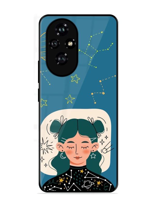 Cosmic Daydreamer Glossy Soft Edge Case for Honor 200 (5G)