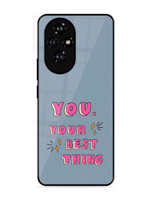 Self-Love Sparkles Glossy Soft Edge Case for Honor 200 (5G)