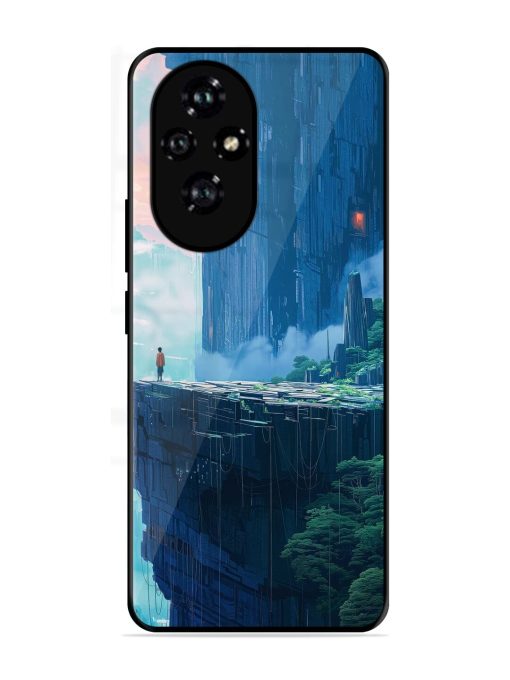 Solitude In The Sky Glossy Soft Edge Case for Honor 200 (5G)