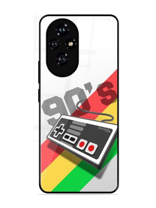 90S Nostalgia Glossy Soft Edge Case for Honor 200 (5G)