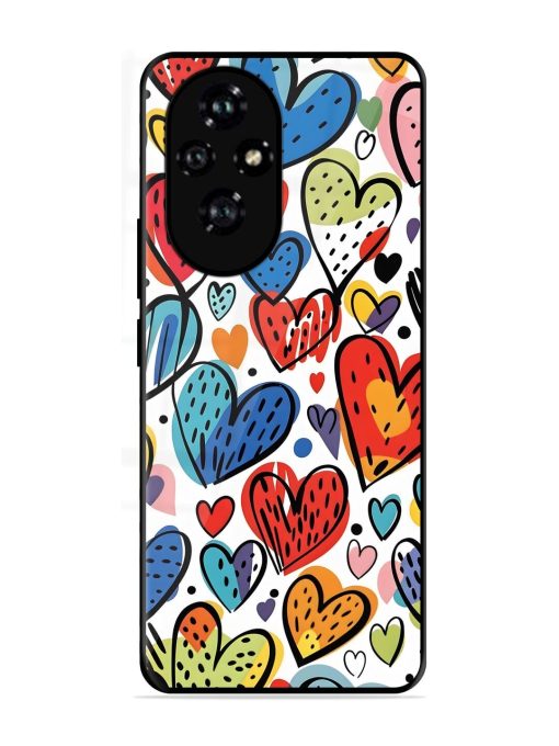 Heartfelt Harmony Glossy Soft Edge Case for Honor 200 (5G)