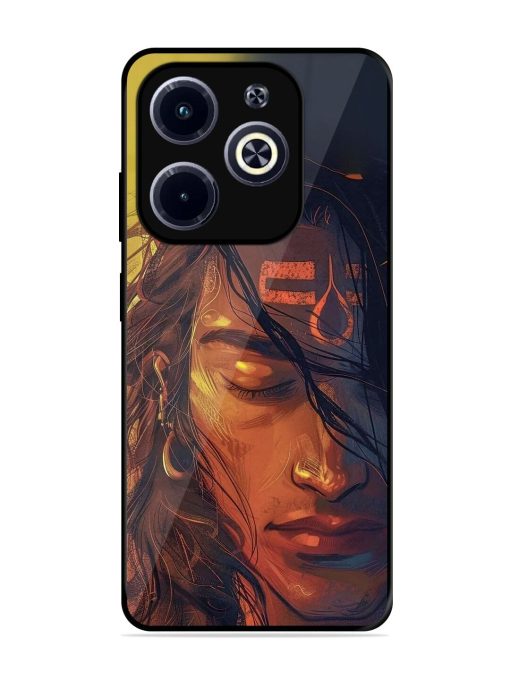 Tranquil Shiva Glossy Soft Edge Case for Infinix Hot 40I