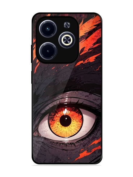 Inferno Gaze Glossy Soft Edge Case for Infinix Hot 40I