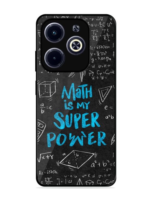 Math Magic Glossy Soft Edge Case for Infinix Hot 40I