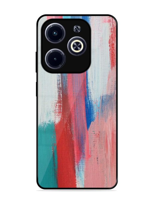 Colorful Chaos Glossy Soft Edge Case for Infinix Hot 40I