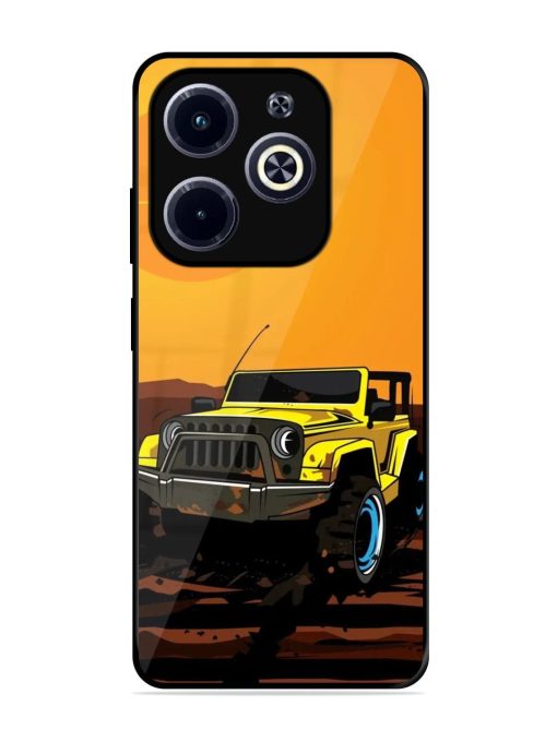 Sunset Cruise Glossy Soft Edge Case for Infinix Hot 40I