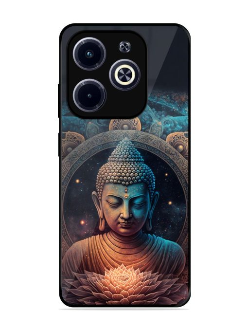 The Buddha Art Glossy Soft Edge Case for Infinix Hot 40I