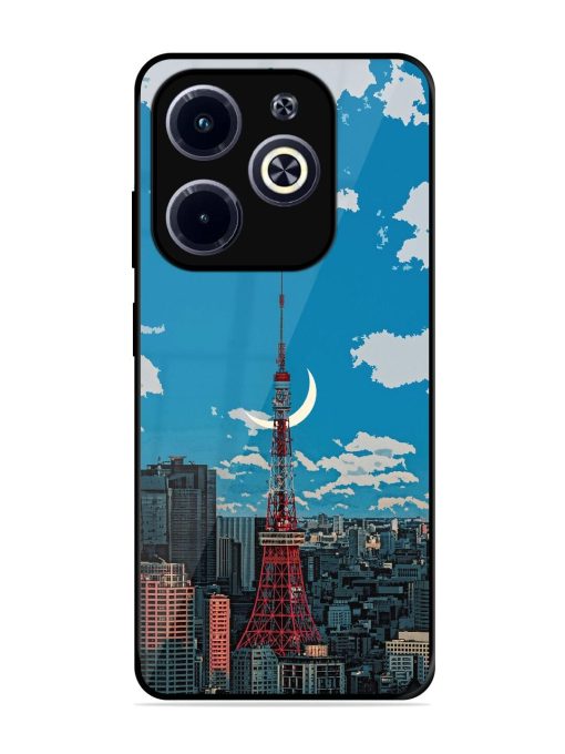 Tokyo Twilight Glossy Soft Edge Case for Infinix Hot 40I