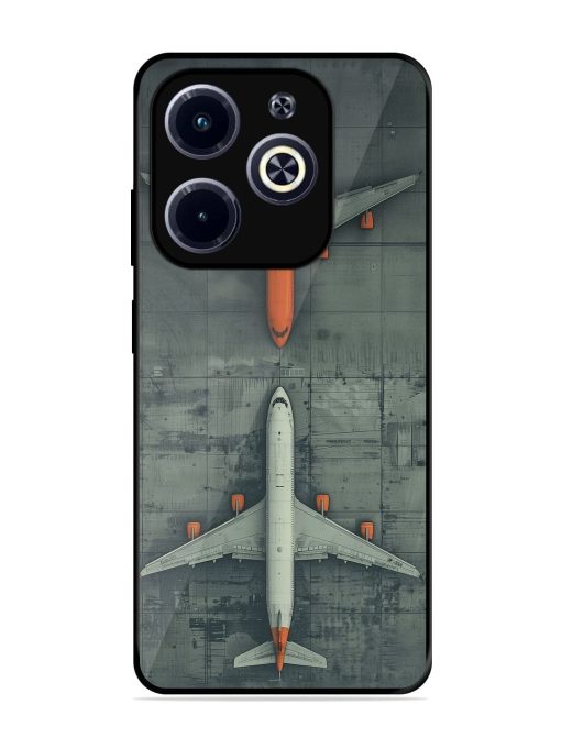 Grounded Giants Glossy Soft Edge Case for Infinix Hot 40I