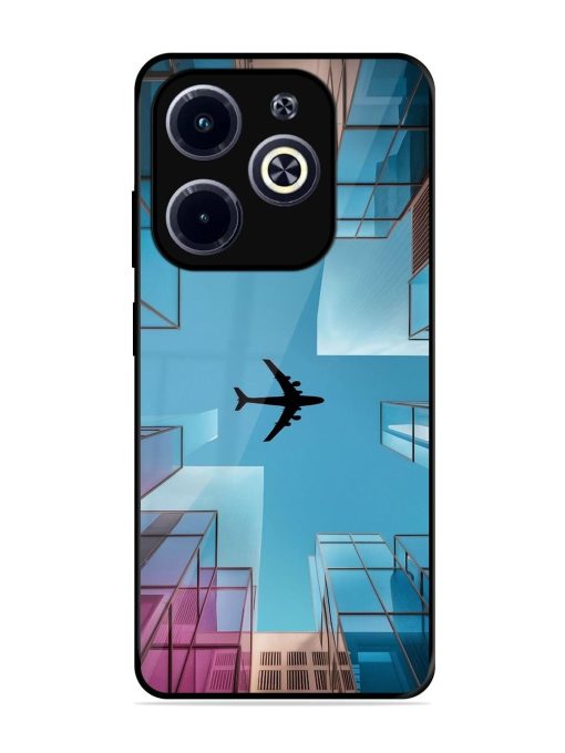 Urban Flightpath Glossy Soft Edge Case for Infinix Hot 40I