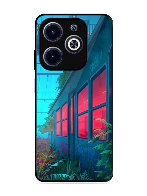 Urban Jungle Glossy Soft Edge Case for Infinix Hot 40I