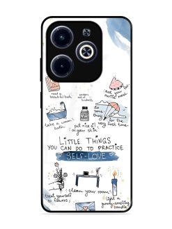 Love Sparkles Glossy Soft Edge Case for Infinix Hot 40I