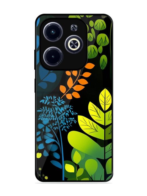 Midnight Garden Glossy Soft Edge Case for Infinix Hot 40I