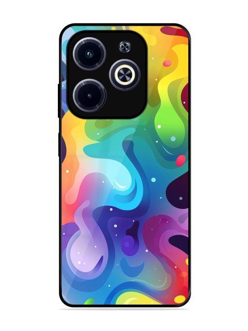 Rainbow River Glossy Soft Edge Case for Infinix Hot 40I